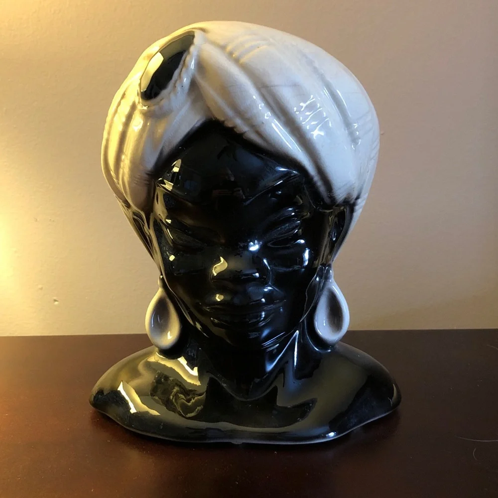 ROYAL WINDSOR Vintage  Blackamoor Ceramic Bust
